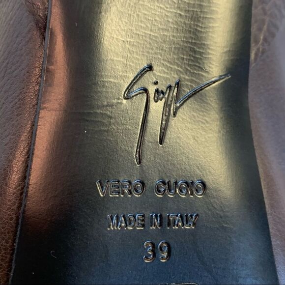 NWOB Giuseppe Zanotti brown leather platform boot - Picture 9 of 9